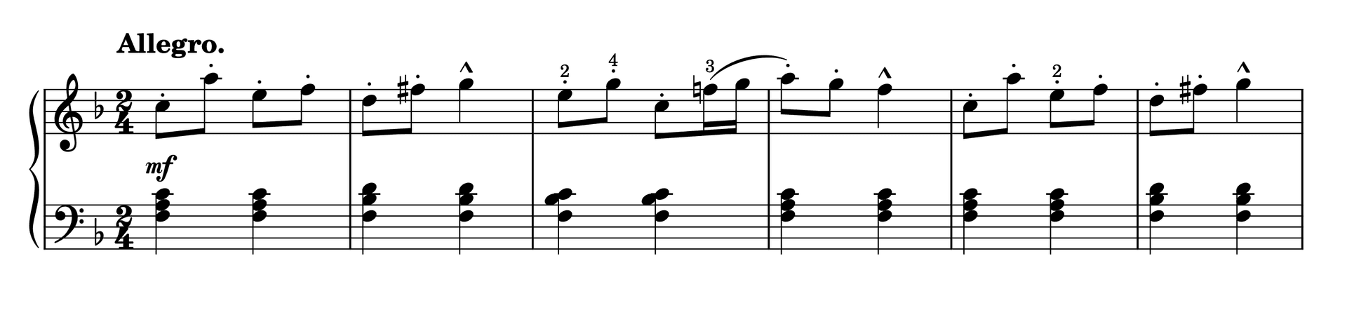 Excerpt of Etude in F Major Op. 37, No. 29