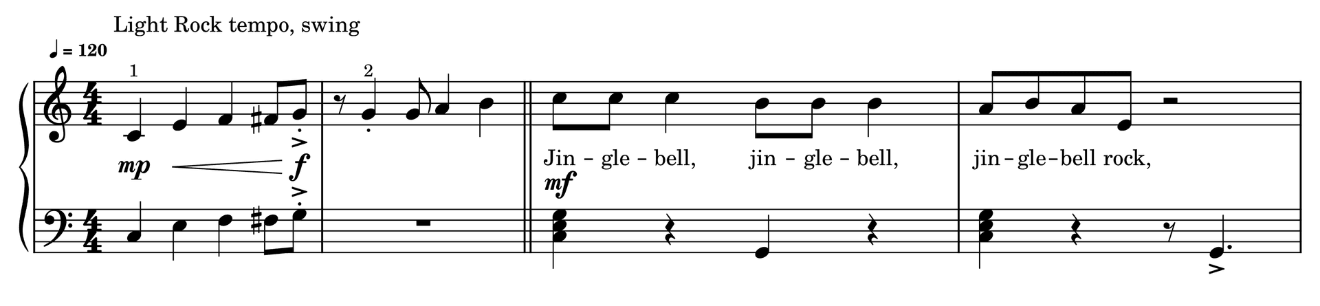 Excerpt of Jingle-Bell Rock