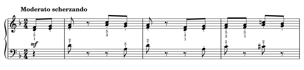 Excerpt of Dance Op. 27, No. 27