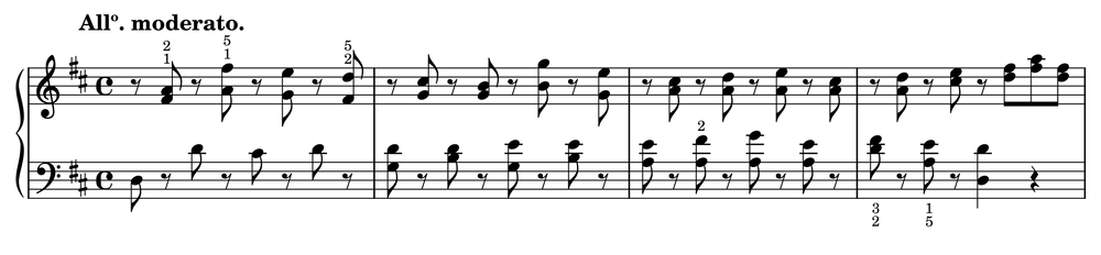 Excerpt of Etude Op. 50, No. 5