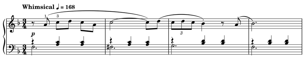 Excerpt of Waltz in Whatever