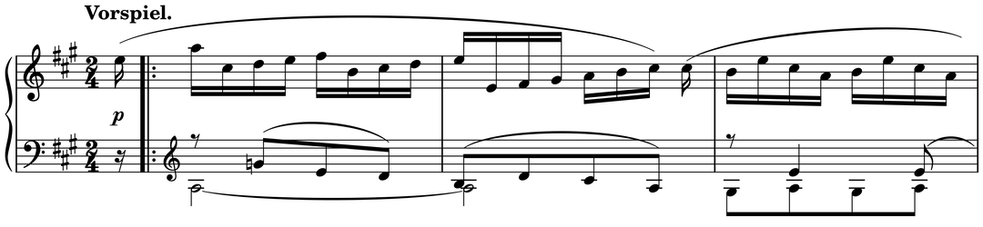 Little Fugue Op. 68, No. 40 
