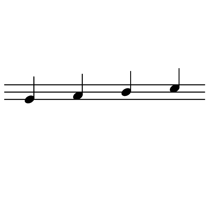 Image of the Partial Staff Notation element