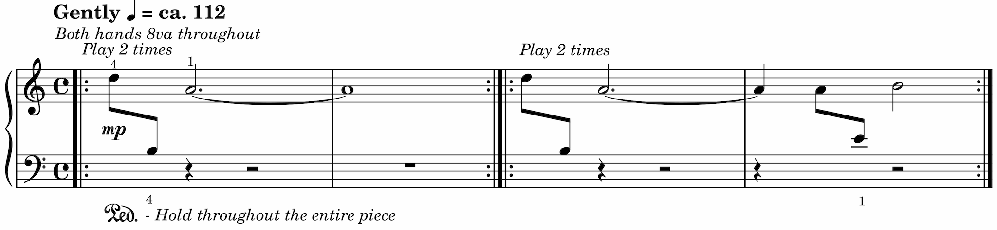 Excerpt of Rainsong 