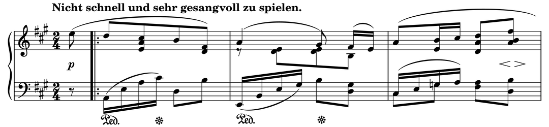 Remembrance Op. 68, No. 28 