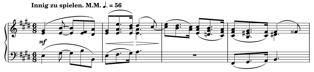 Spring Song Op. 68, No. 15 
