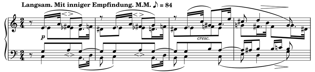 Theme Op. 68, No. 34 