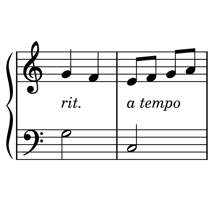 Image of the A Tempo element