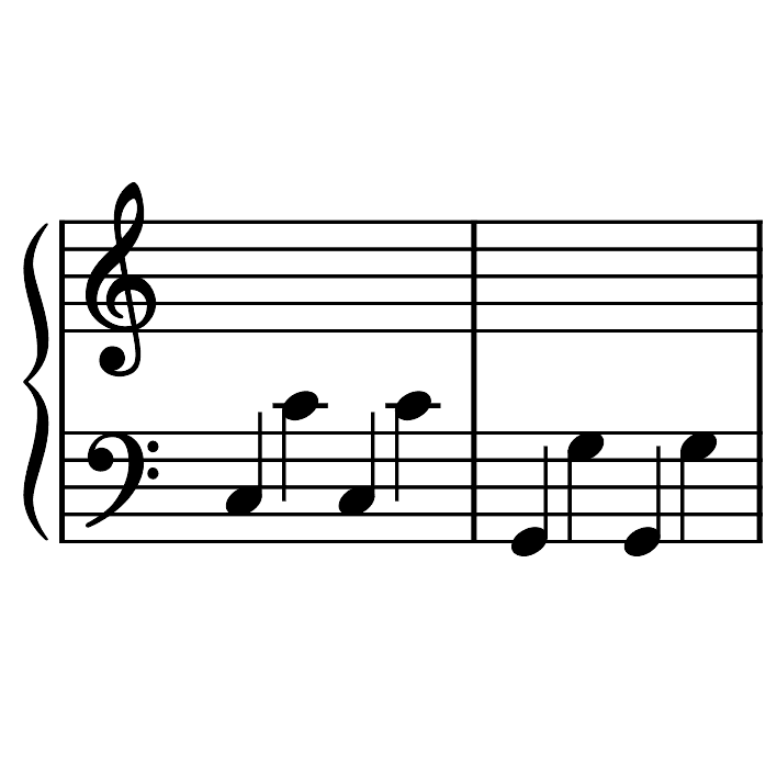 Image of the Broken Octave Accompaniment element
