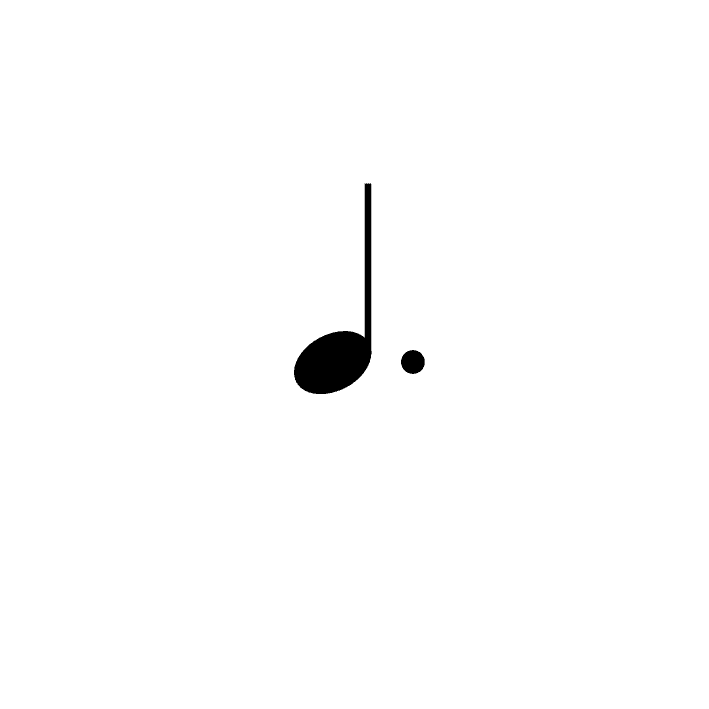 Image of the Dotted Quarter Notes element