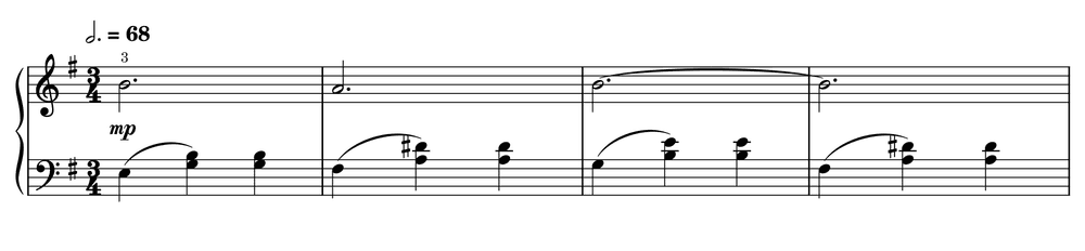 Excerpt of Variations on a Forgotten Waltz