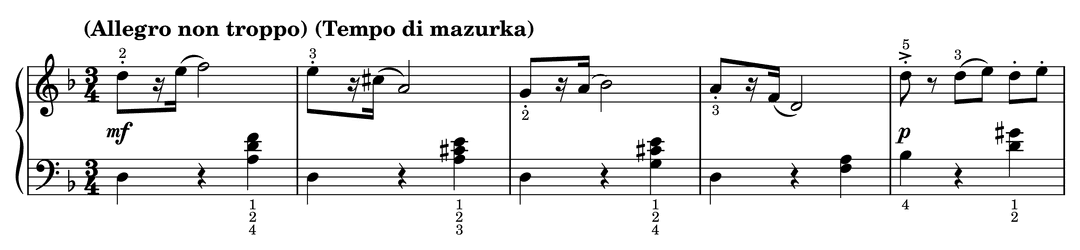 Mazurka Op. 39, No. 10