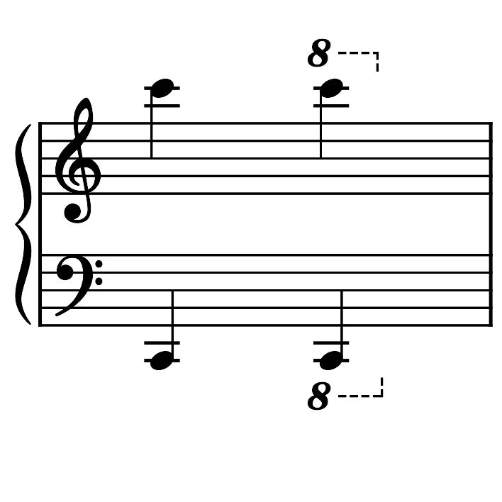 Image of the Octave Higher and Octave Lower element