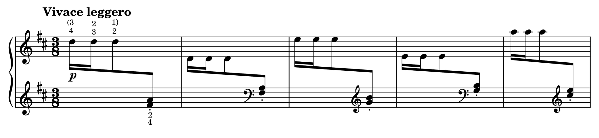 Excerpt of Playing Ball Op. 27, No. 5