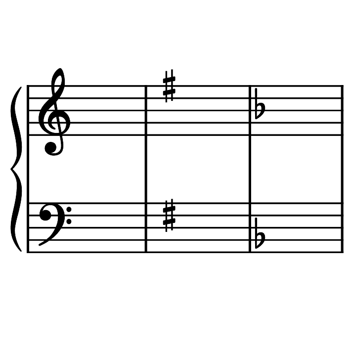 Image of the Simple Key Signature element