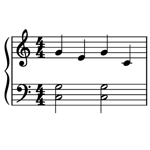 Image of the Blocked 5ths Accompaniment element