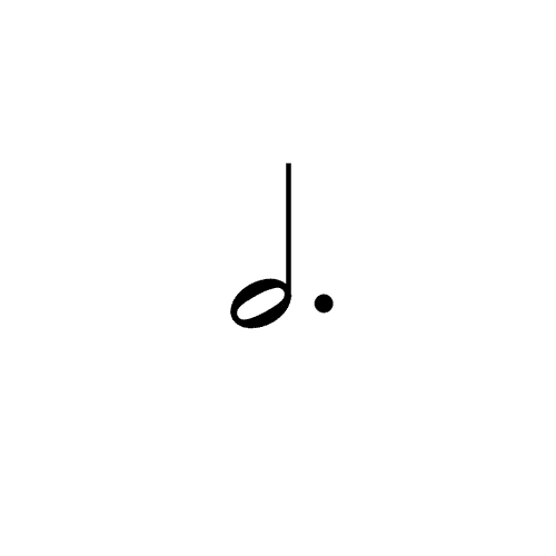 Image of the Dotted Half Notes element