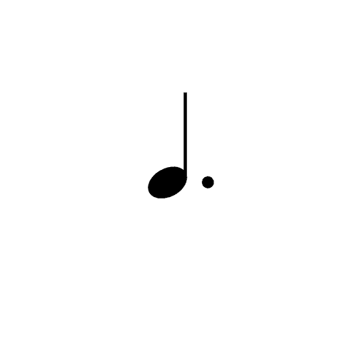 Image of the Dotted Quarter Notes element