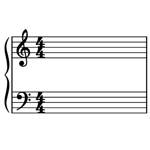 Image of the Grand Staff Notation element
