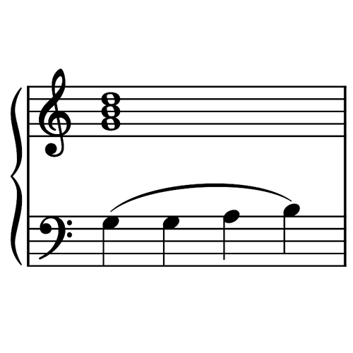Image of the Left Hand Melody element